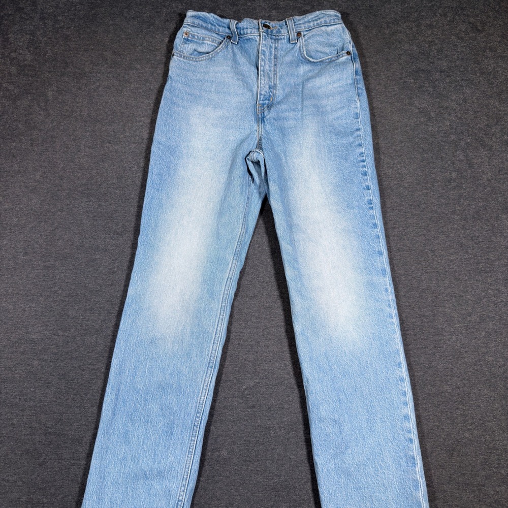 Levi's 70s High Slim Straight Jeans Women 26 Blue High Rise Denim Pants Boho Mom